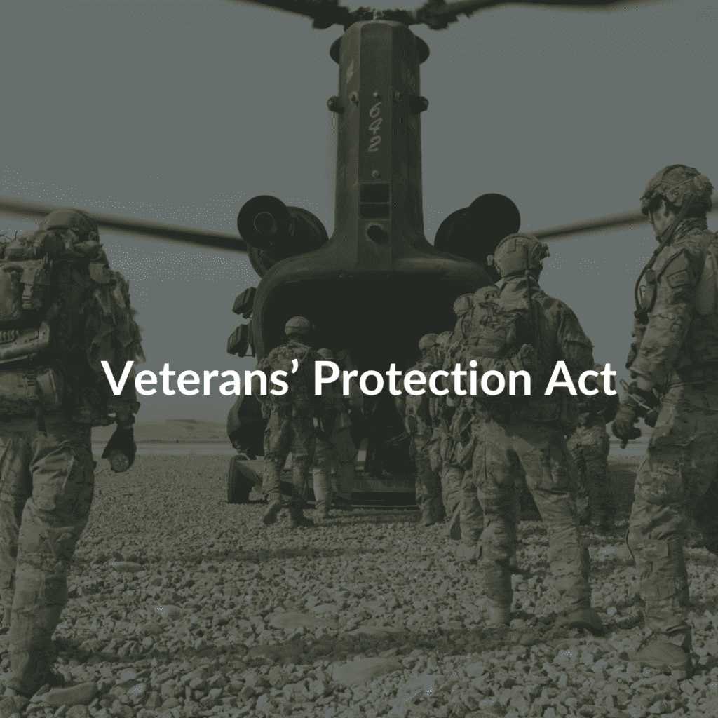 Veterans’ Protection Act (1)